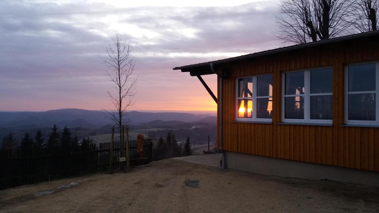 Wachbergbaude Hotell Saupsdorf Exteriör bild