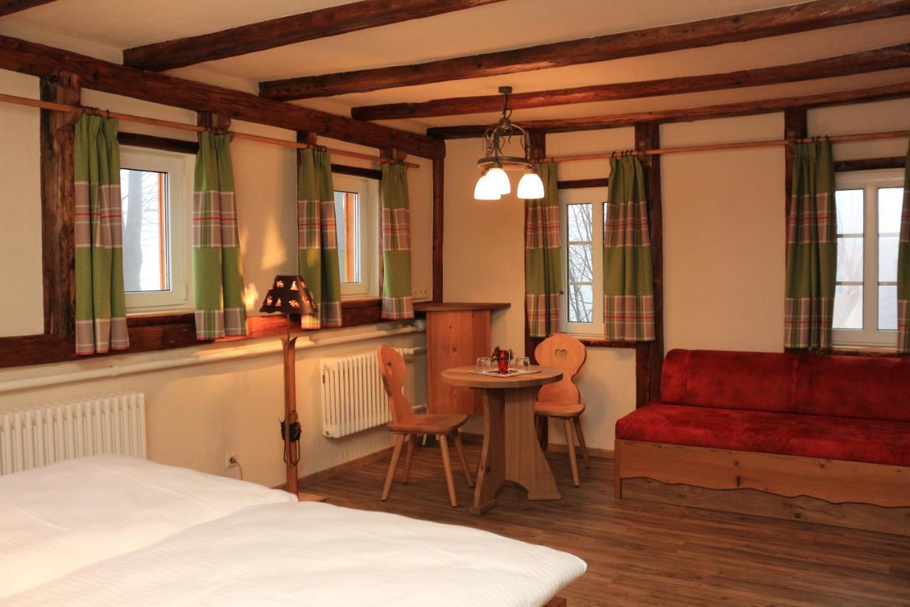 Wachbergbaude Hotell Saupsdorf Exteriör bild