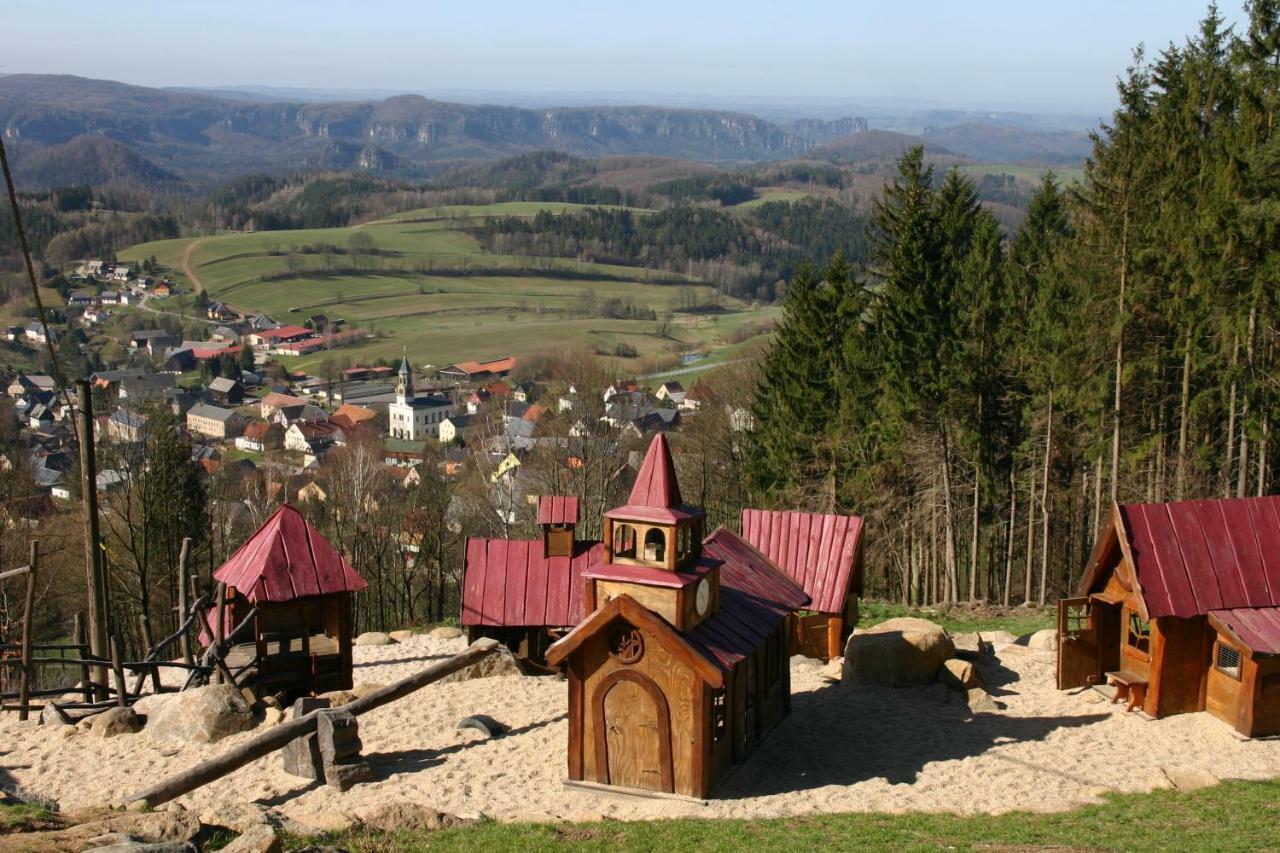 Wachbergbaude Hotell Saupsdorf Exteriör bild