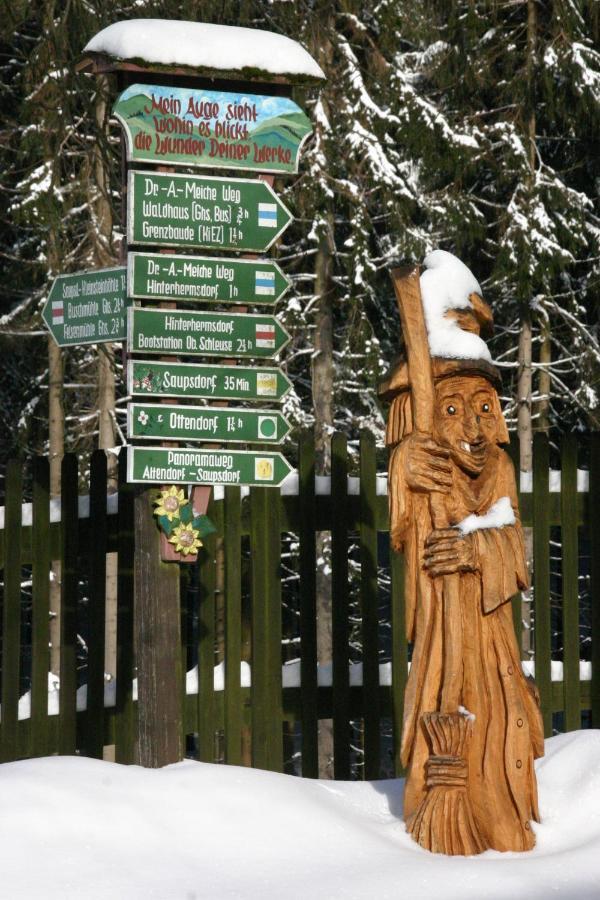 Wachbergbaude Hotell Saupsdorf Exteriör bild