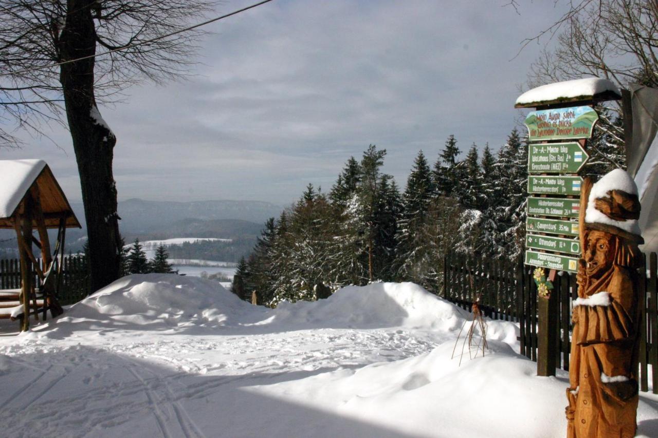 Wachbergbaude Hotell Saupsdorf Exteriör bild