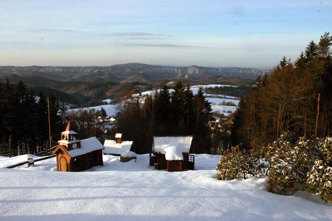 Wachbergbaude Hotell Saupsdorf Exteriör bild