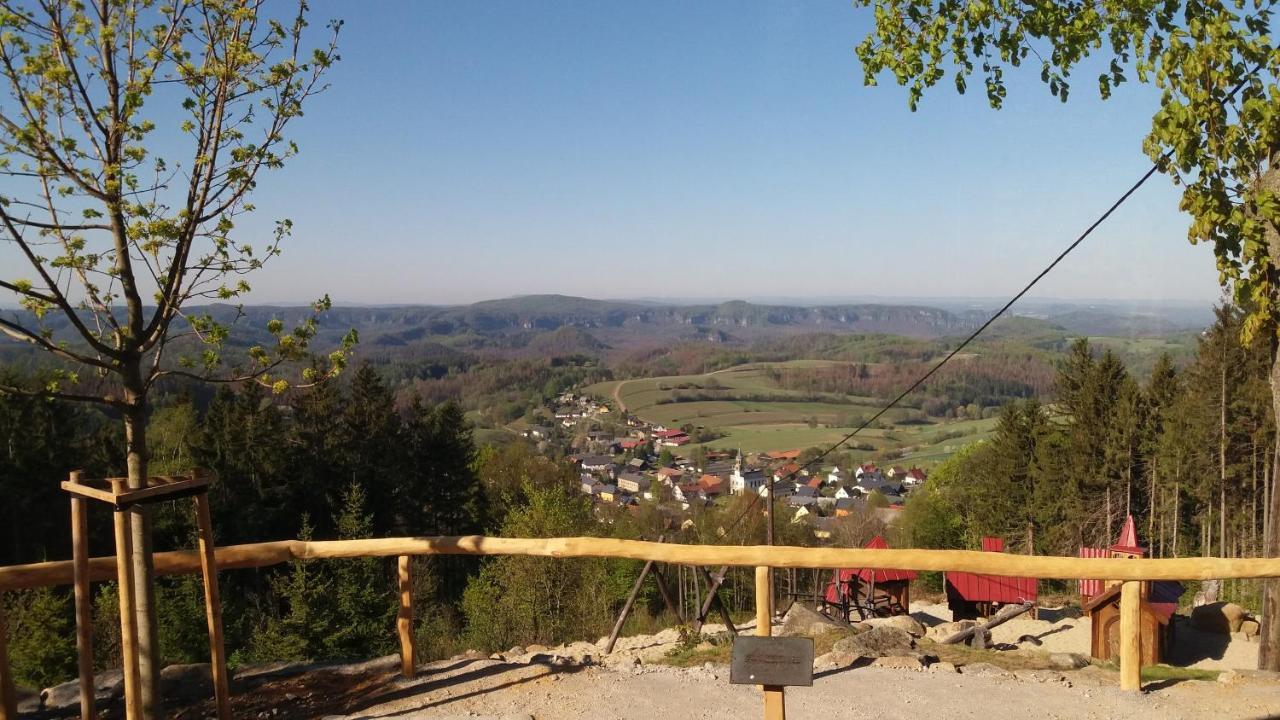 Wachbergbaude Hotell Saupsdorf Exteriör bild